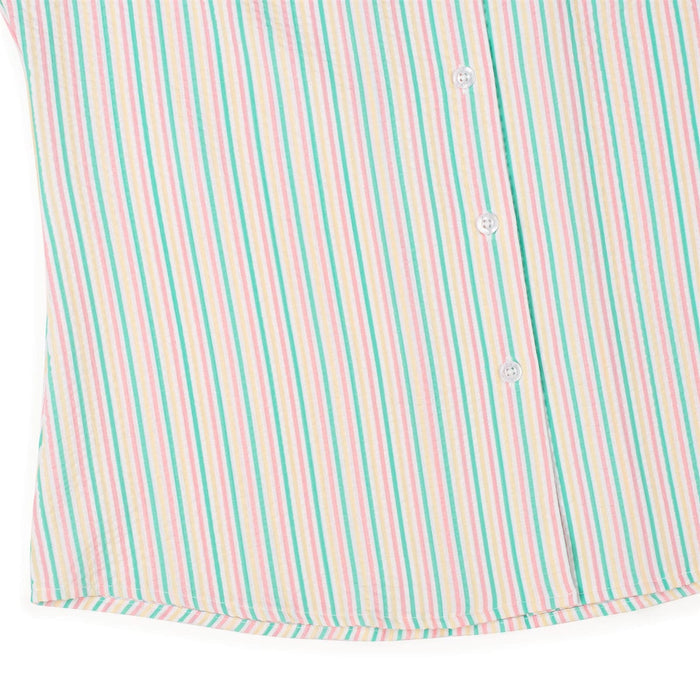 RSVLTS RSVLTS Women's Short Sleeve Shirt Easy Does It –  Women's Stretch Seersucker Short Sleeve Shirt Easy Does It –  Women's Stretch Seersucker Short Sleeve Shirt
