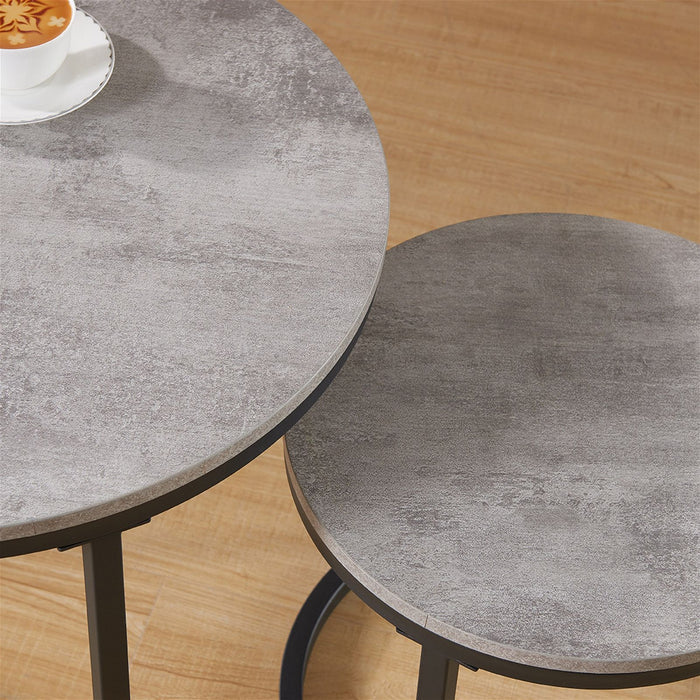 ECHO 600 Nested Coffee Table Set Cement by Censi -Home Living Store - -