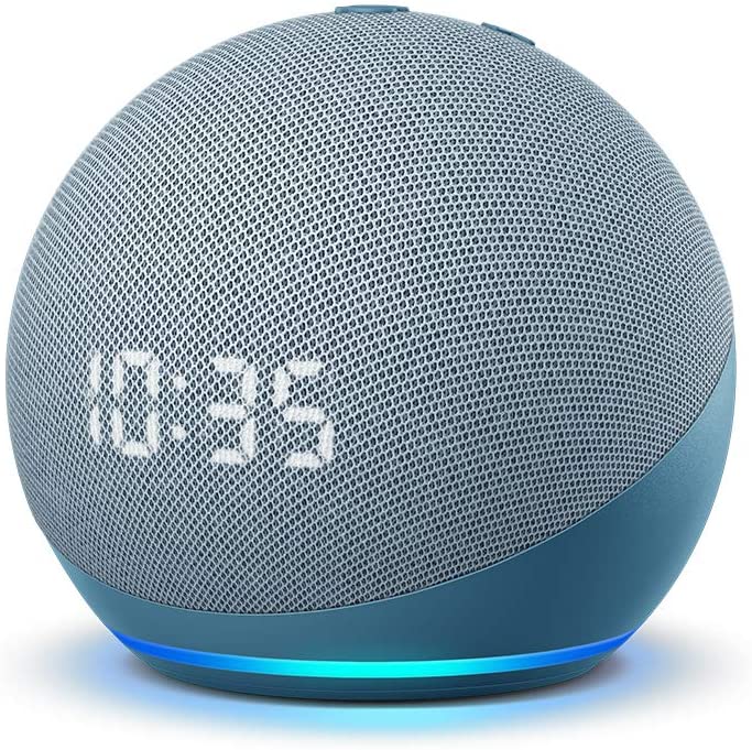 Echo Dot with Clock (5th Gen, 2022 release) | Smart speaker with Alexa