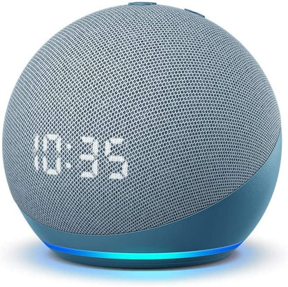 Echo Dot with Clock (5th Gen, 2022 release) | Smart speaker with Alexa
