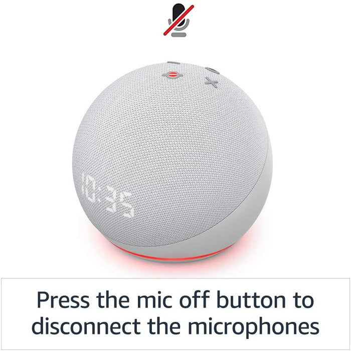Echo Dot with Clock (5th Gen, 2022 release) | Smart speaker with Alexa