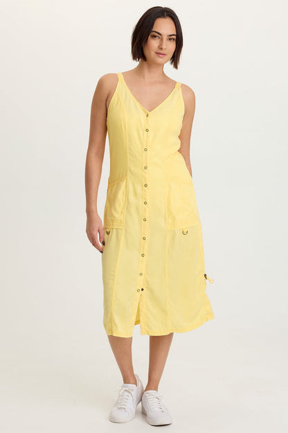 XCVI Edsel Twill Snap-Up Dress