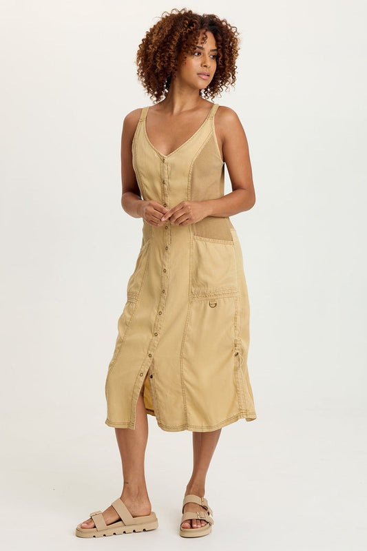 XCVI Edsel Twill Snap-Up Dress