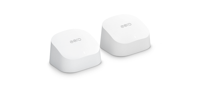 eero 6 - 1 gateway + 1 extender (2 pack)