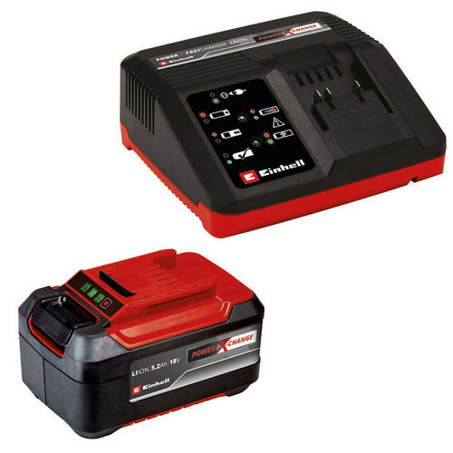 Einhell Power X-Change 18V 5.2Ah Battery & Charger Kit