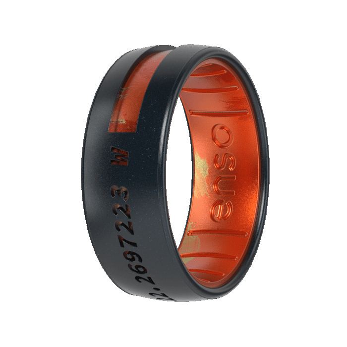 Chris Burkard Silicone Ring - Eldfjall Band Coordinate