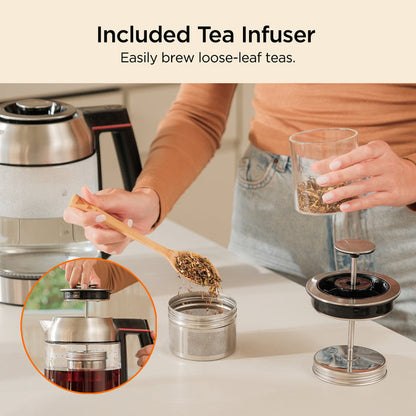 Included Tea Infuser: Easily brew loose-leaf teas with this CUCKOO electric kettle accessory. (CK-G170BS)