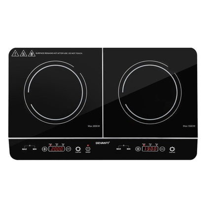 Electric Induction Cooktop 60cm Portable Kitchen Ceramic Glass Cooker -Home Living Store - -