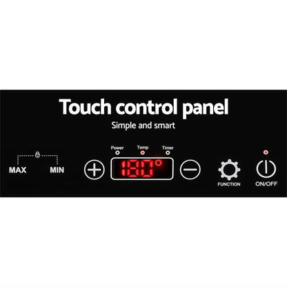 Electric Induction Cooktop 60cm Portable Kitchen Ceramic Glass Cooker -Home Living Store - -