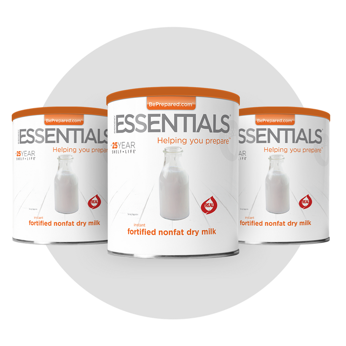 3 Pack of Fortified Nonfat Dry Milk