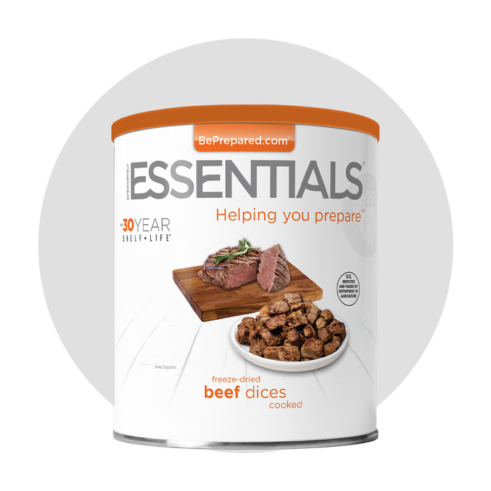 Single Pack of Freeze-Dried Beef Dices