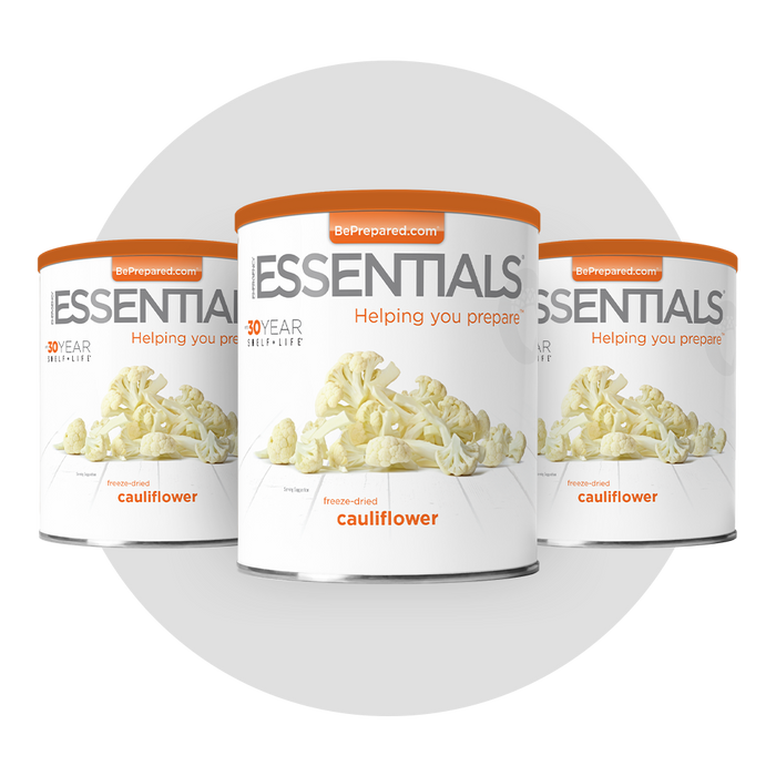 3 Pack of Freeze-Dried Cauliflower