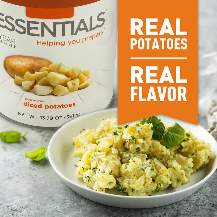 Dish of potatoes