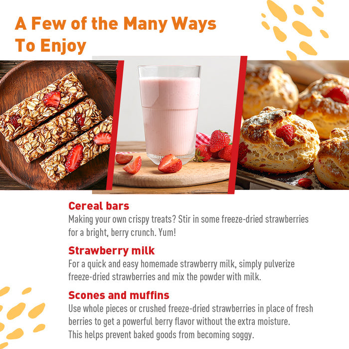 Emergency Essentials® Freeze-Dried Strawberry Slices Large #10 Can