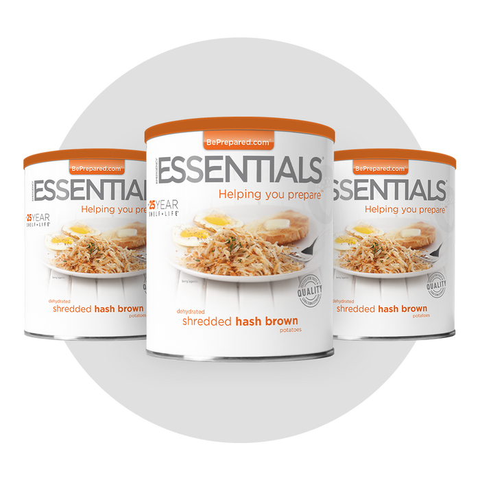 3 Pack of Dehydrated Hash Browns