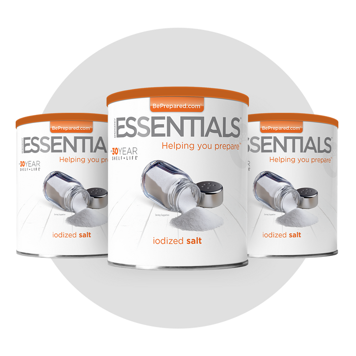3 Pack of Iodized Salt