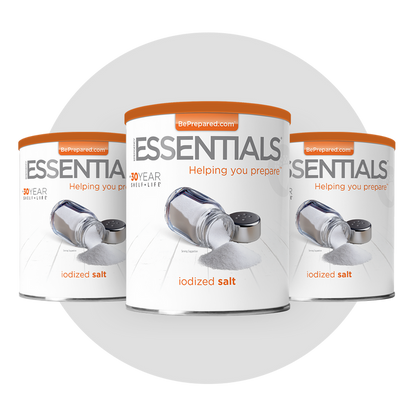3 Pack of Iodized Salt