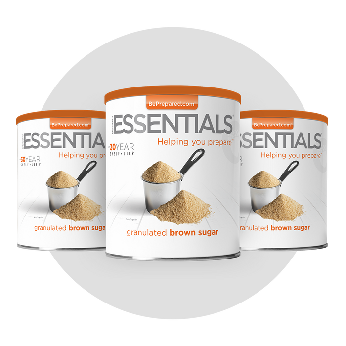 3 Pack of Granulated Brown Sugar