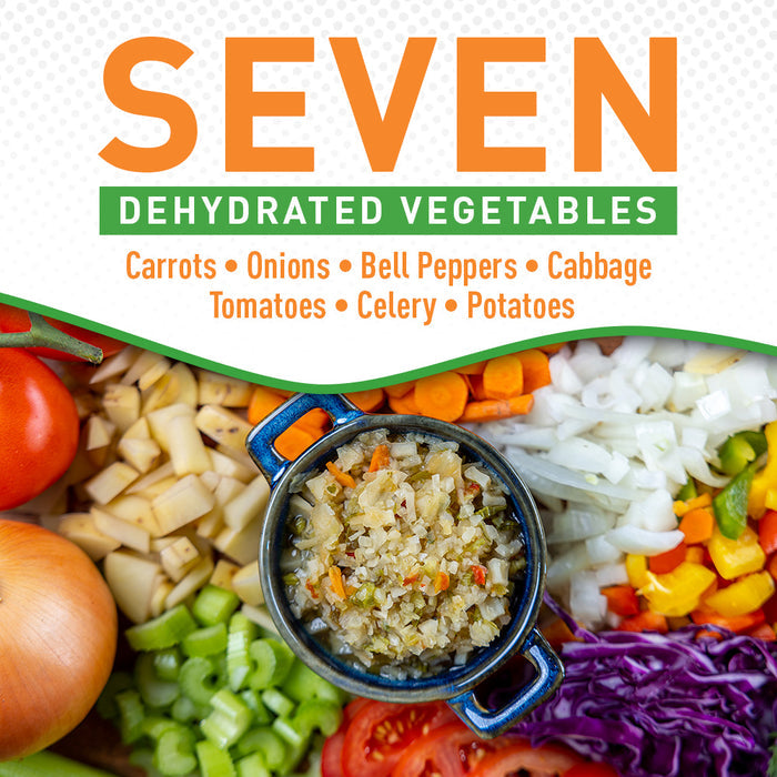 Dehydrated vegetables