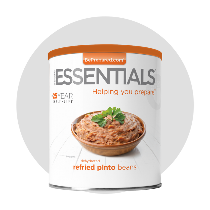 Single Pack of Dehydrated Refried Pinto Beans