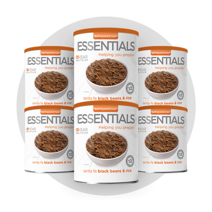 6 Pack of Santa Fe Black Beans & Rice