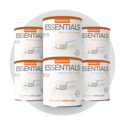 6 Pack of Granulated White Sugar