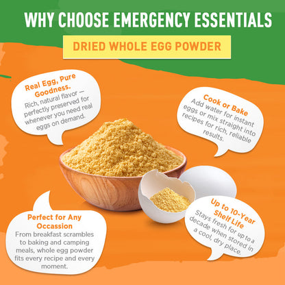 Dried whole egg powder