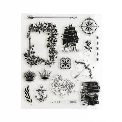 Enchanted Chapters Acrylic Stamp Set - Archer and Olive