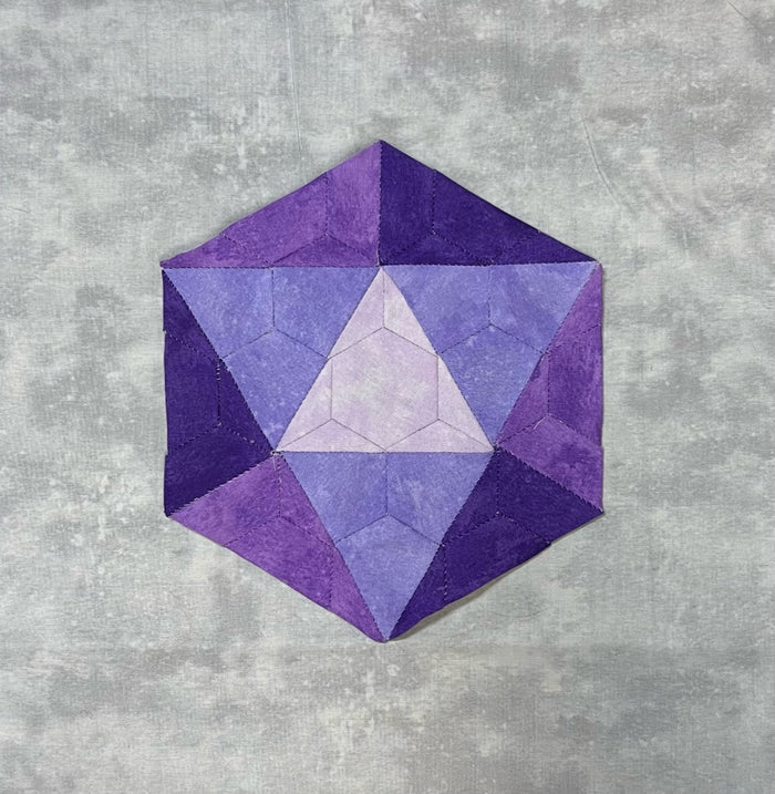 English Paper Piecing Kit - D20 Easy EPP Quilt Kit