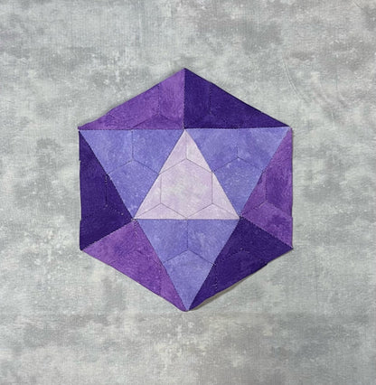 English Paper Piecing Kit - D20 Easy EPP Quilt Kit