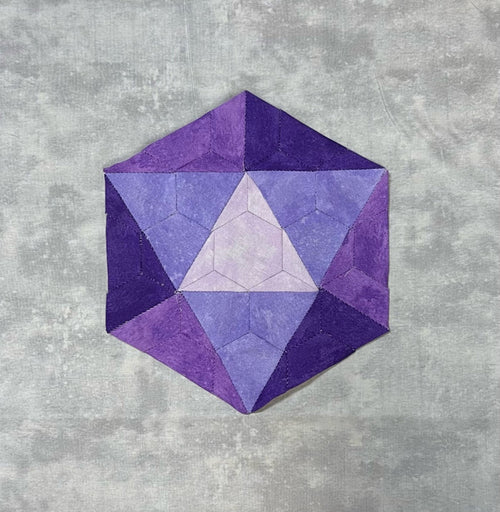 English Paper Piecing Kit - D20 Easy EPP Quilt Kit