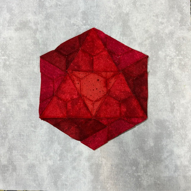 English Paper Piecing Kit - D20 Easy EPP Quilt Kit