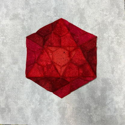 English Paper Piecing Kit - D20 Easy EPP Quilt Kit