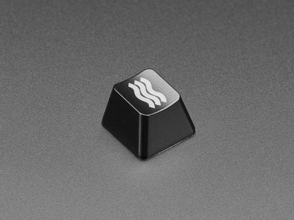 Etched Glow-Through Keycap - Zener ESP Waves Design (MX Compatible Switches) by The Pi Hut - The Pi Hut