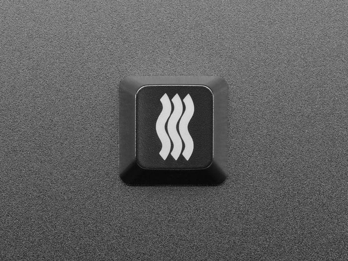 Etched Glow-Through Keycap - Zener ESP Waves Design (MX Compatible Switches) by The Pi Hut - The Pi Hut