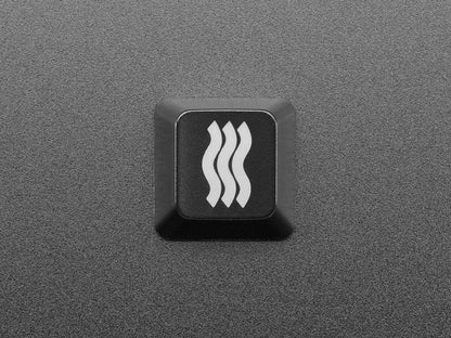 Etched Glow-Through Keycap - Zener ESP Waves Design (MX Compatible Switches) by The Pi Hut - The Pi Hut