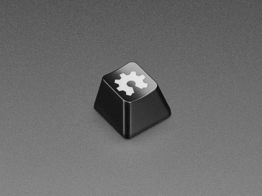 Etched Glow-Through Keycap with Open Source Hardware Gear Logo (MX Compatible Switches) by The Pi Hut - The Pi Hut
