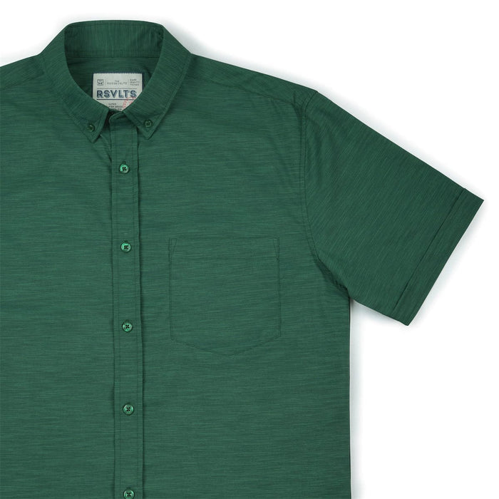RSVLTS XS RSVLTS Short Sleeve Shirt Evergreen – KUNUFLEX Short Sleeve Shirt Evergreen – KUNUFLEX Short Sleeve Shirt