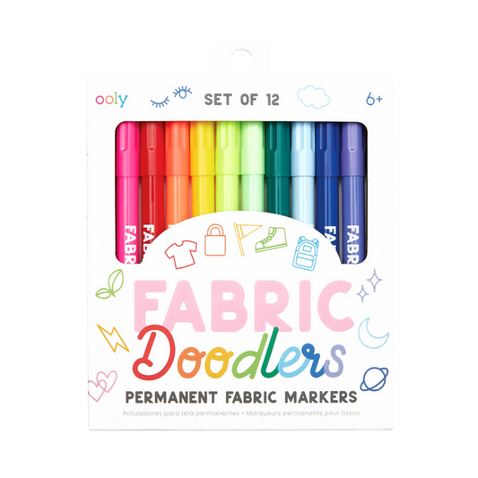 Fabric Doodlers Markers - Set of 12
