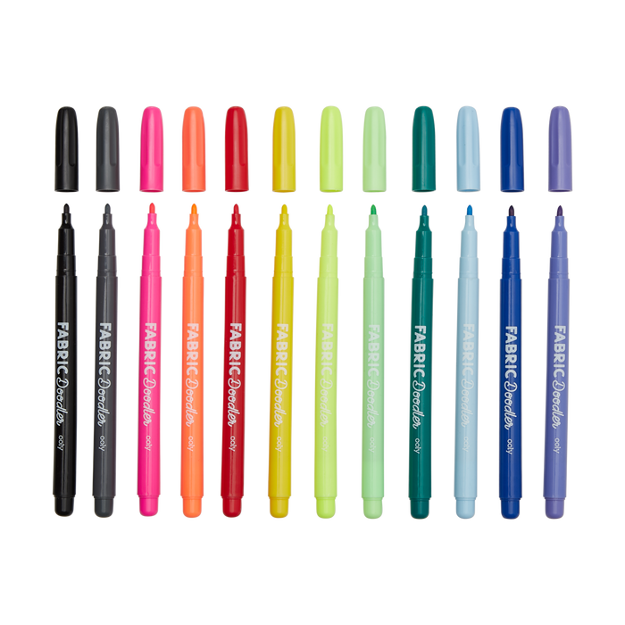OOLY view of Fabric Doodlers Markers without packaging
