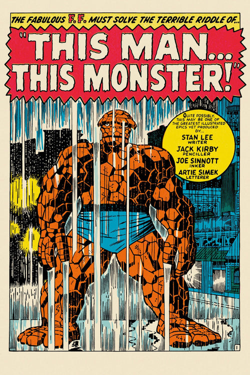 Fantastic Four #51: “This Man… This Monster!” Poster