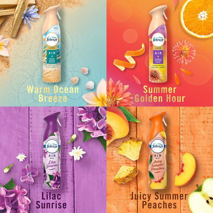 Febreze Air Effects Spray Air Freshener Spring Scents 4 Units 240 mL / 8.1 oz-514907 dayana sifontes