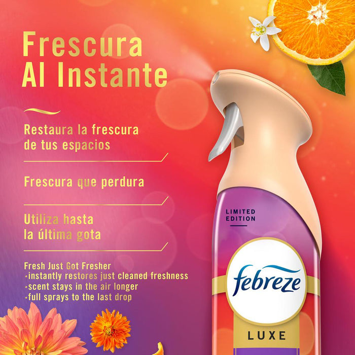 Febreze Air Effects Spray Air Freshener Spring Scents 4 Units 240 mL / 8.1 oz-514907 dayana sifontes