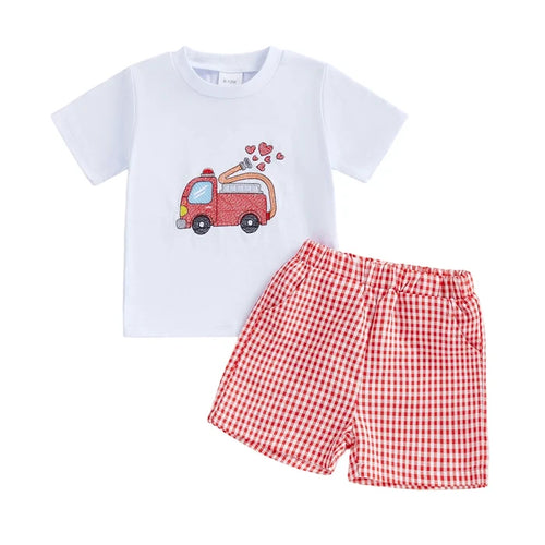 FIRE TRUCK LOVE Outfit