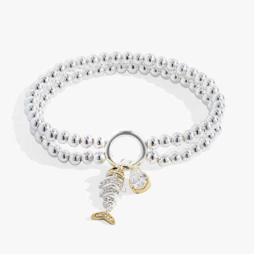 Fishbone Double Stretch Bracelet
