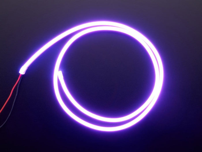 Flexible Silicone Neon-Like LED Strip - 1 Meter - Purple by The Pi Hut - The Pi Hut