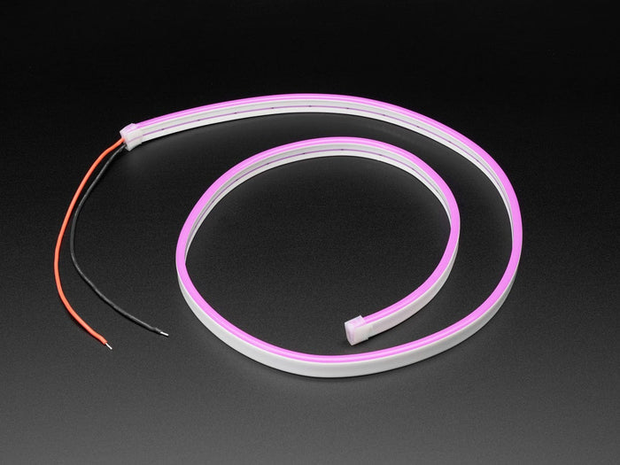 Flexible Silicone Neon-Like LED Strip - 1 Meter - Purple by The Pi Hut - The Pi Hut