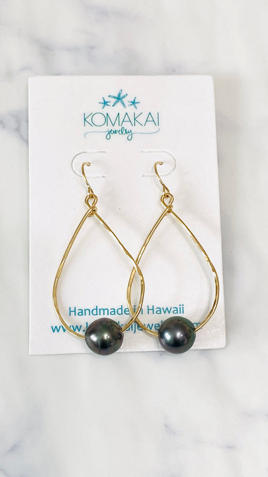 Floating Teardrop earrings