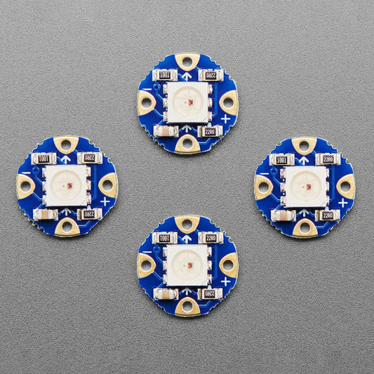 Flora RGB Smart NeoPixel version 2 - Pack of 4 by Adafruit - The Pi Hut