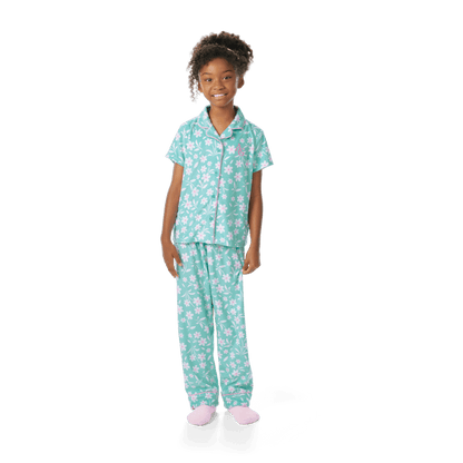 Flower Fun PJs for Girls & 18-inch Dolls